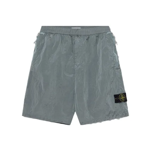 STONE ISLAND Повседневные шорты Мужские Небесно-голубые