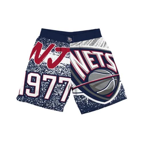 MITCHELL NESS X NBA Баскетбольные шорты Мужские Темно-синие