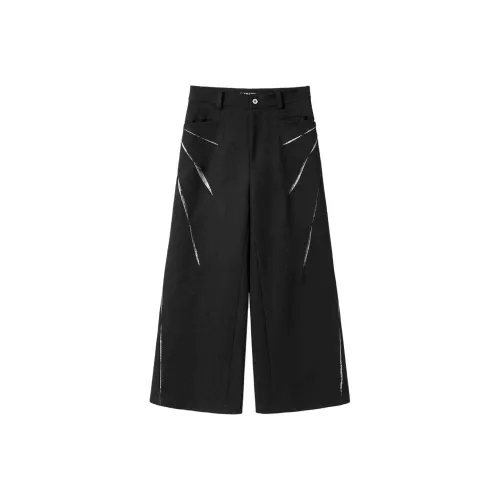 YUNYI Повседневные брюки Унисекс Ink Black