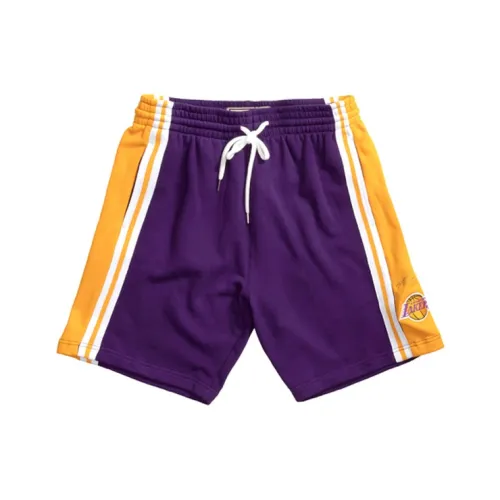 MITCHELL NESS Баскетбольные шорты Мужские Фиолетовые