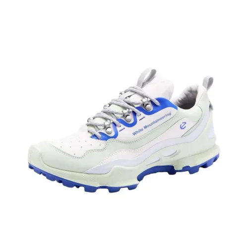 White Mountaineering x Ecco Biom C Trail Устойчивые к истиранию Низкие Топы Альпинистские и Туристические Ботинки Женские Зеленые