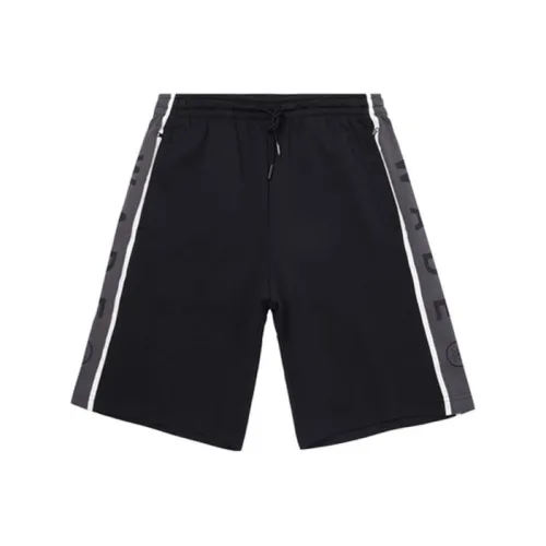 LINING Новый стандартный черный спортивные шорты для мужчин