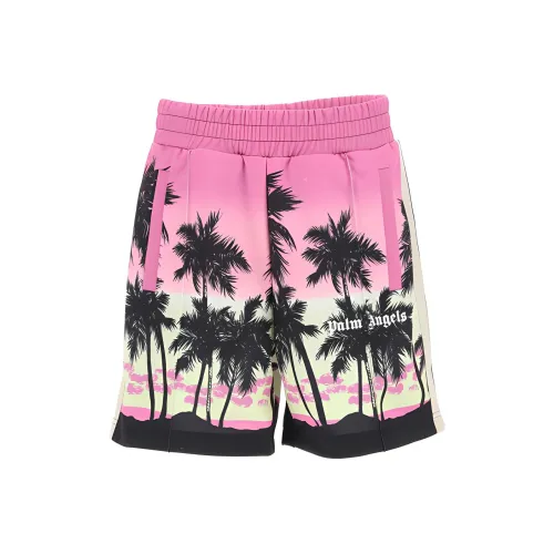 PALM ANGELS Фиолетовые Черные Мужские Повседневные Шорты