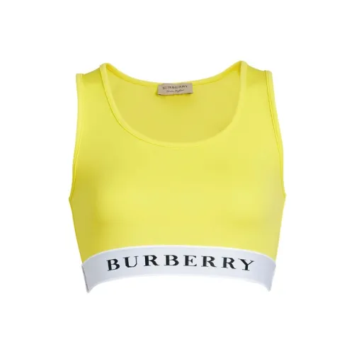 Burberry Желтые Женские Майки