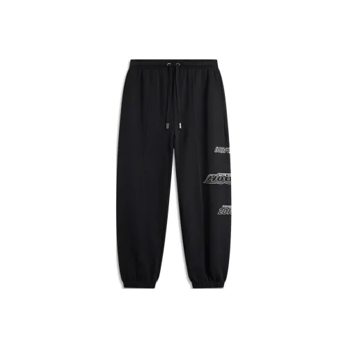 LINING Badfive Повседневные брюки Мужские Черные