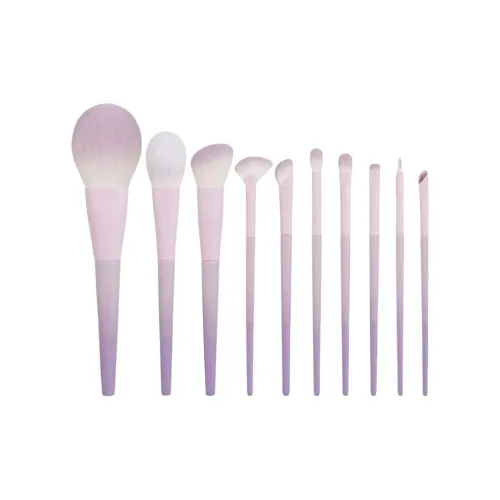 KEWANHONG Фиолетовый цвет звездной пыли Набор кистей для макияжа кожа-дружественный мягкий 10 кистей