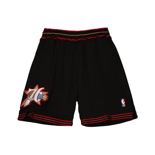 MITCHELL NESS Баскетбольные шорты Мужские Черные