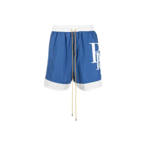 RHUDE Blue Men's Casual Shorts RHUDE Синий Мужские Повседневные Шорты