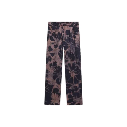 DRIES VAN NOTEN Индиго Мужские Повседневные Брюки