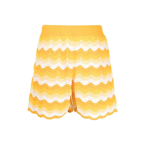CASABLANCA Желтые Мужские Повседневные Шорты
