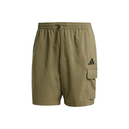 Adidas SportswearEssential SS25 Карго Шорты Мужские Зеленые