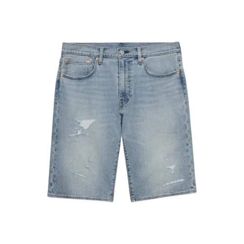 Levi's SS24 Paris Limited Capsule Series Джинсовые шорты Мужские Светло-синие