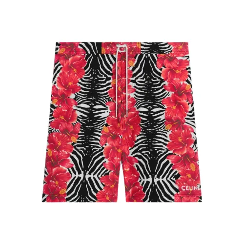 CELINE Повседневные шорты Мужские Многоцветные