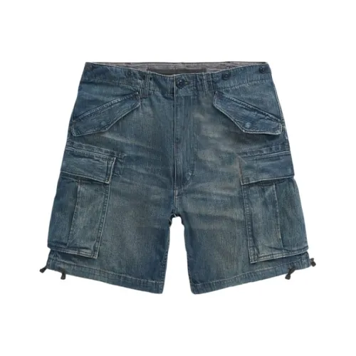 Polo Ralph Lauren SS24 Карго Шорты Мужские Промытые Темно-Синие