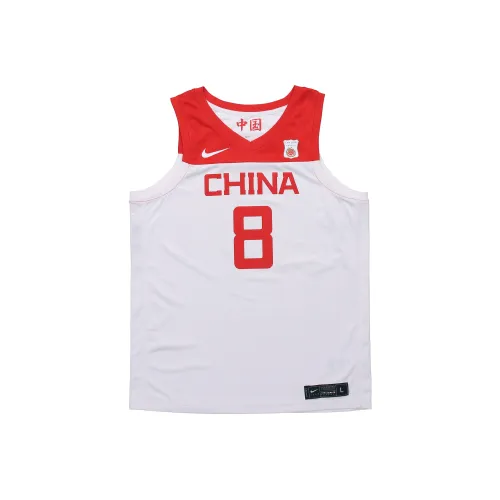 Nike Баскетбольная Джерси Мужская Белая