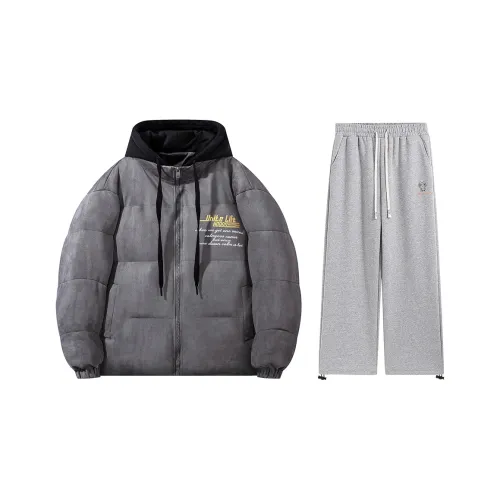 Unite Life HOODS Повседневная Спортивная Одежда Унисекс Серый