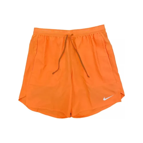 Nike Orange Men's Casual Shorts Nike Оранжевые Мужские Повседневные Шорты