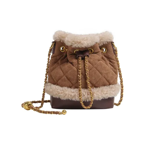 LOSEA Замша Сумка через плечо Маленькая Сумка на плечо Женская Коричневая