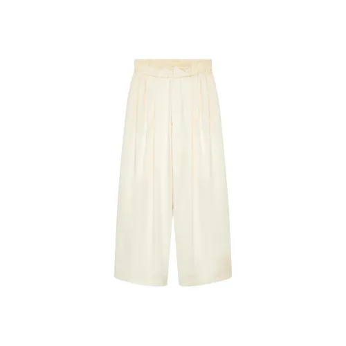 DRIES VAN NOTEN Экрю Мужские Повседневные Штаны