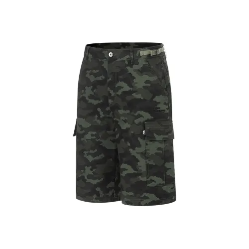 Лайнер Повседневные Шорты Мужские Камуфляжный Цветовой Принт