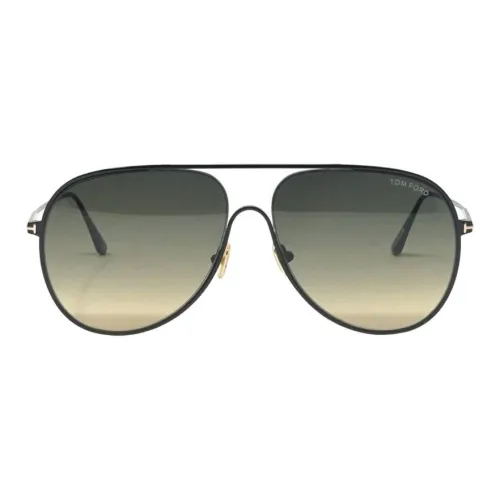 TF Металл Aviator Солнцезащитные очки Унисекс Черный