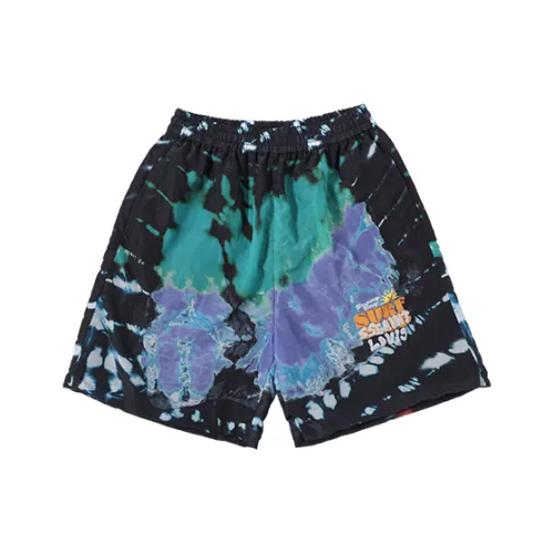 SSSAINT LOUIS SSSAINT LOUIS X Playboy Co Брендированная Серия Tie Dye Синий Унисекс Повседневные шорты