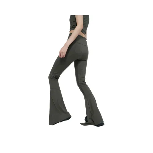 YAUSYE Повседневные брюки Унисекс Зеленый