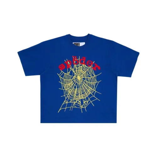 Sp5der T-Shirt Мужская Морской Синий