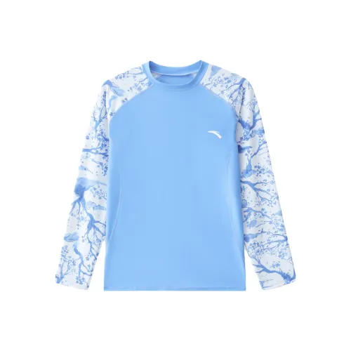 ANTA Плавательные шорты Мужские Прозрачные Морской синий