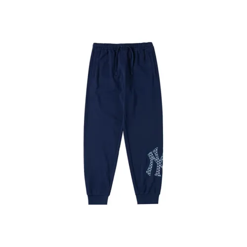 Mlb Base Logo Повседневные штаны New York Yankees Унисекс Темно-синий