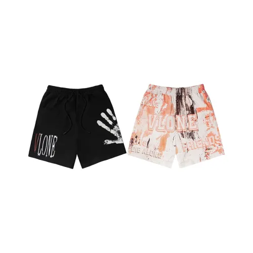 VLONE Набор OF 2 Черный + Серый Розовый Унисекс Повседневные шорты