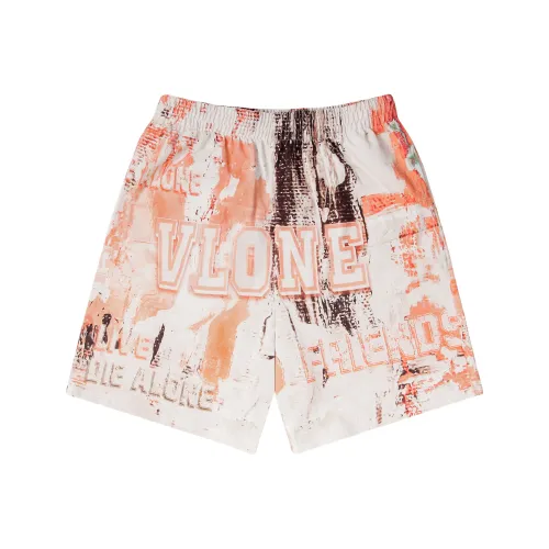 VLONE Серо-розовые Унисекс Повседневные шорты