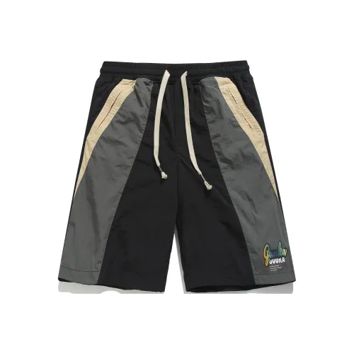 Guuka Мужские повседневные шорты черного цвета