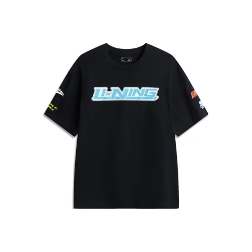 LINING Sports Fashion Collection Футболка Унисекс Черная