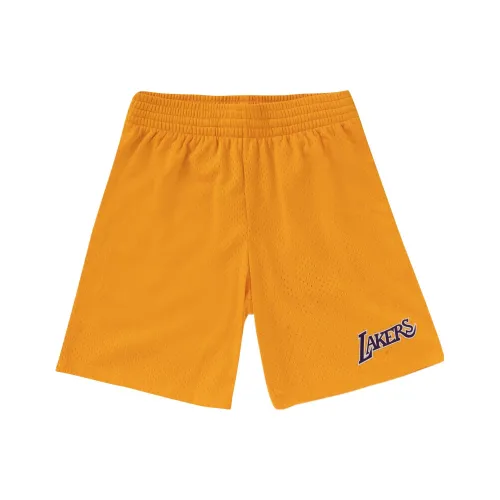 MITCHELL NESS Баскетбольные шорты Мужские Лейкерс Золото
