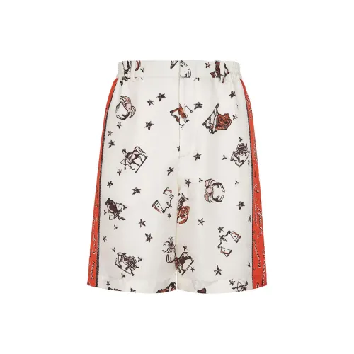 FENDI SS23 Повседневные шорты Мужские Белые