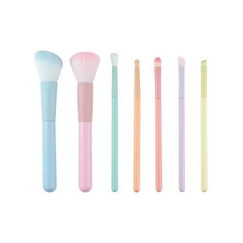 Suiyiie Многоцветный Макарон Кисти для макияжа Контуринг Фиксирующий Мягкий