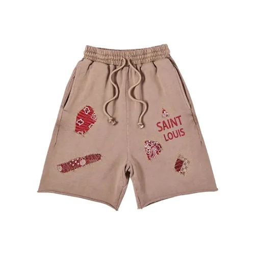 SSSAINT LOUIS Хаки Унисекс Повседневные шорты