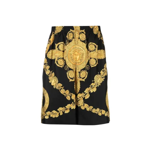 FANSIZHE VERSACE SS23 Повседневные шорты Мужские Черные