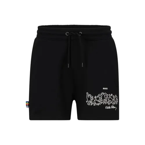 HUGO BOSS Черные Унисекс Повседневные шорты