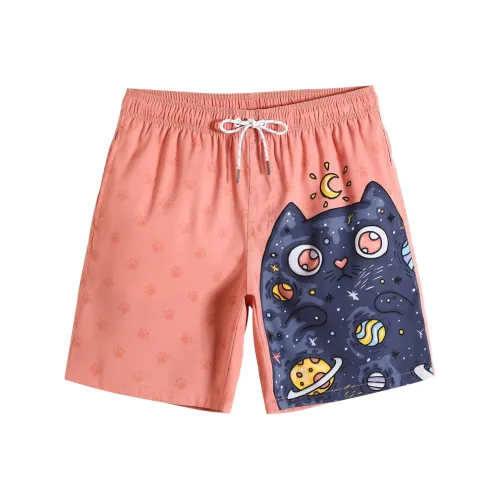 GAILANG Коралловые Мужские Пляжные Шорты