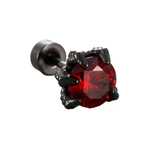 Серьги HAZYOU с цирконием унисекс