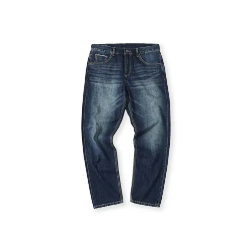 KORAKUBLUE Джинсы Унисекс Темно-синий Синий