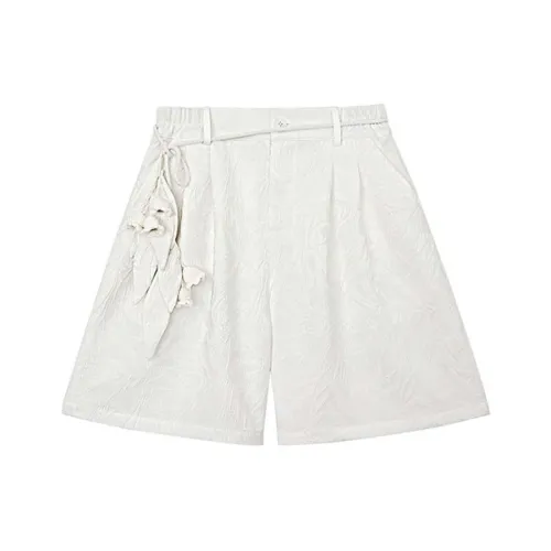 VALLEYOUTH Half Dream and Half Wake Сливочный Унисекс Повседневные шорты