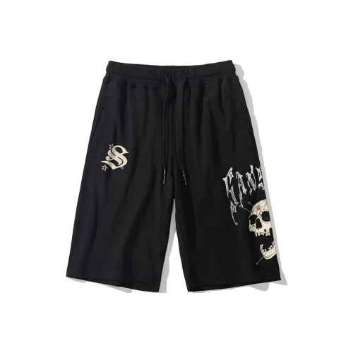SANSYAS Черные Унисекс Повседневные шорты