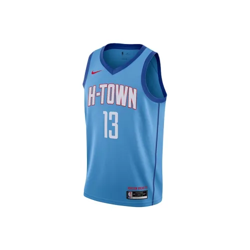 Nike Houston Rockets Баскетбольная Джерси Мужская Синяя