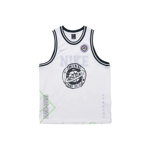 Nike Баскетбольная Джерси Мужская Белая