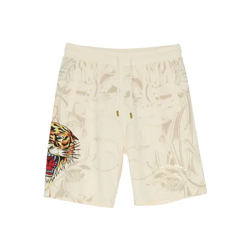 Ed Hardy Айвори Белый E1OCM189 Мужские Повседневные Шорты
