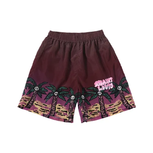 SSSAINT LOUIS Градиентные розовые унисекс повседневные шорты