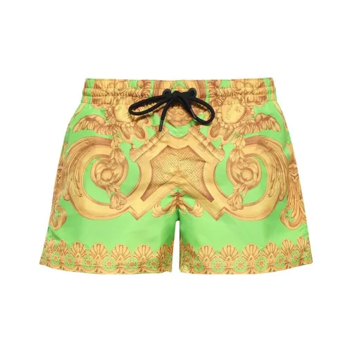 VERSACE Зеленые Мужские Повседневные Шорты